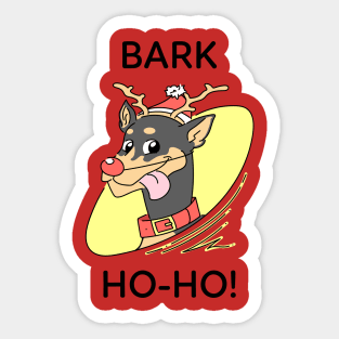 Bark Ho Ho Sticker